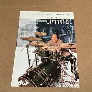 Gary Novak - DW DRUMS - 2000 Print Advertisement